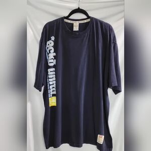 ecko unltd The Classic TShirt Graphic Print Navy Mens Size 2XL XXL Y2K Vintage